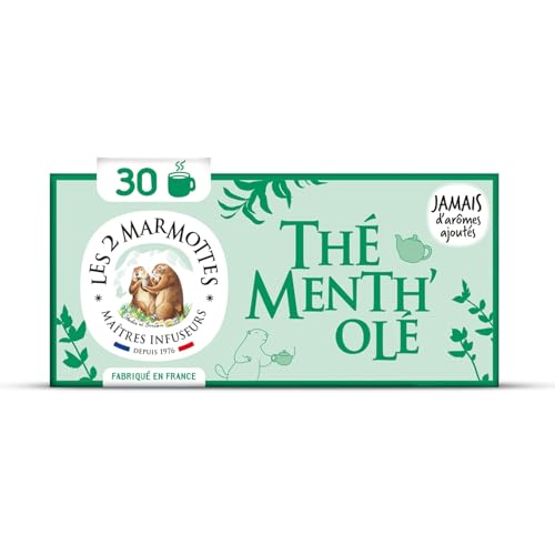 Thé vert à la menthe pour une pause bien-être au quotidien au bureau ou à la maison