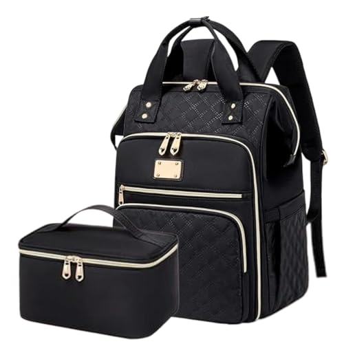 Hiemible Mochila,Mochila Tote De Trabajo Con Taper | Bolso Trabajo Alumno Almacenamiento Portátil - Excursiones Vacaciones Oficina Senderismo Picnic