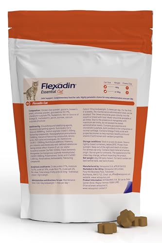 Flexadin Essential Joint Care Supplement for Cats containing Glucosamine Chondroitin, Omega 3 - Image 2
