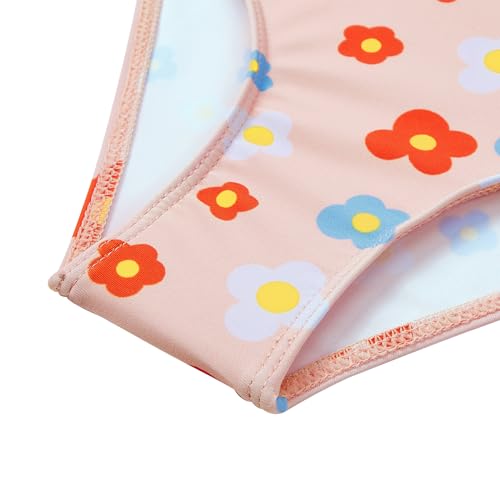 Image of Zando Toddler Swimsuit Girl Size 6M-8Y - Cute Ruffle Sling Adjustable Baby Girl Bathing Suit Kids Swimwear for Beach Wear