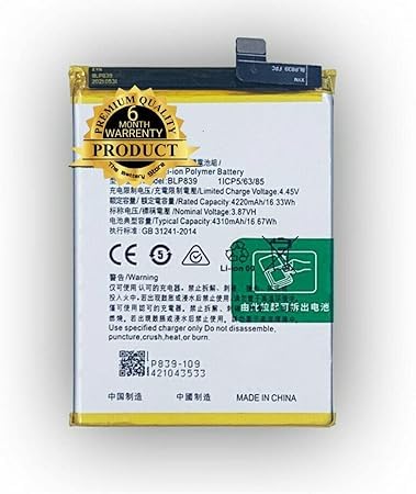 Image of Original BLP839 Battery for Oppo A95 Battery with 6 Month Warranty**** (B00160)