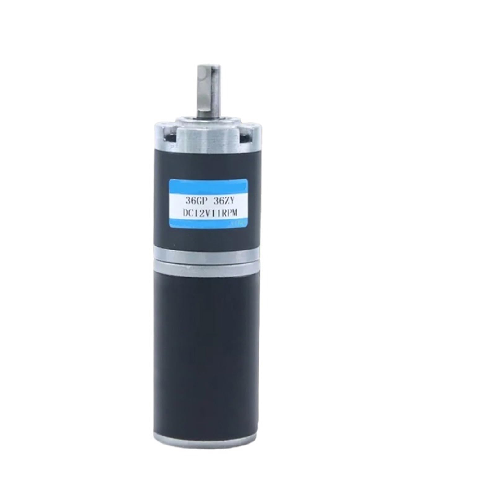 36-36ZY Hohes Drehmoment, geräuscharm, Lange Lebensdauer, reversibel, einstellbare Geschwindigkeit, Getriebemotor, 100 kg, cm, 12 V, 24 V DC, Planetengetriebemotor(37RPM,12V Shaft Size 8mm)