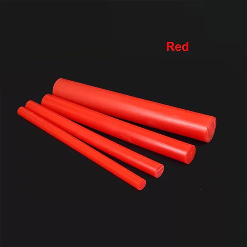 Okrągły pręt poliuretanowy, 1 szt., twardość 75A Kolor Solidny okrągły pręt poliuretanowy, długość 50 cm, średnica 20-100 mm(Red,35x500mm)