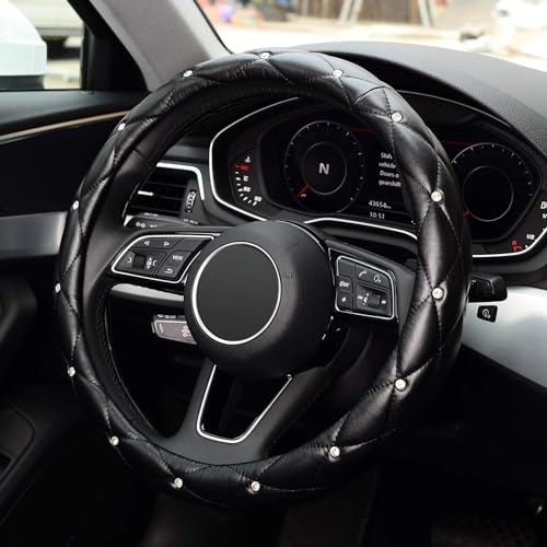 �N���X�^���_�C�������h���U�[�n���h���J�o�[ �L���L������N���X�^�����C���X�g�[���t�� ���j�o�[�T���t�B�b�g 15�C���` �ԃn���h���J�o�[�v���e�N�^�[ ���f�B�[�X �K�[���Y ���K�Ȉ���S�n�^�C�v ��G��悵 ����h�~ ������� 38CM (�u���b�N)