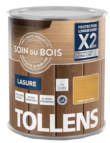 Tollens Lasure Satin Chêne Clair 1L
