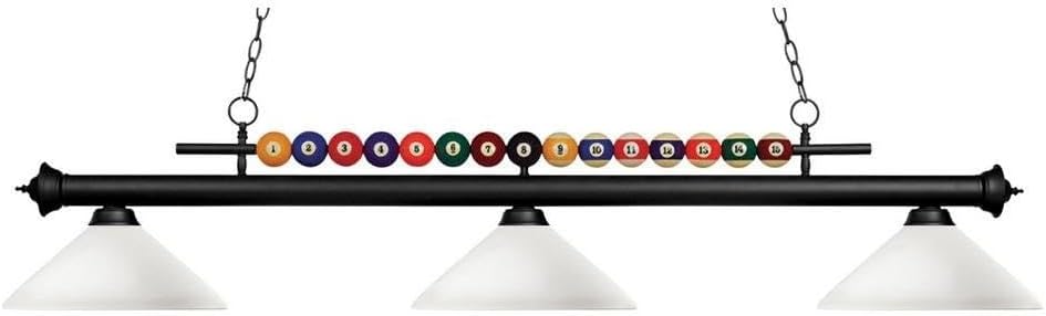 Shark - 3 Light Island/Billiard in Billiard Style - 16 Inches Wide by 15 Inches High