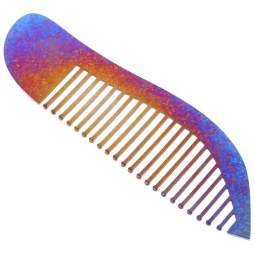 Peigne de coiffure en titane pour éliminer les nœuds sans casser le cheveu