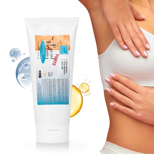 Crema Reafirmante de Senos Forte con Colágeno Aceite de Fenogreco para Reafirmar Levantar Crema para Busto Cuello Escote 200 ml Agrandar Pecho Aumento de Pecho