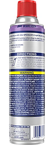 Wd-40 Specialist Bike Degreaser , 10 Oz #TOP1