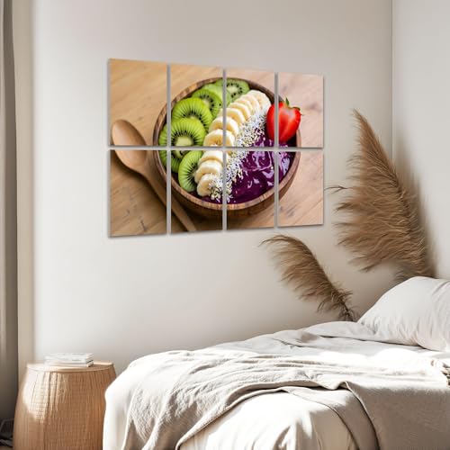 8 Pack Paneles Acústicos Artísticos para Absorción de Sonido Color Verde Acai de 48"x32" miniatura 6