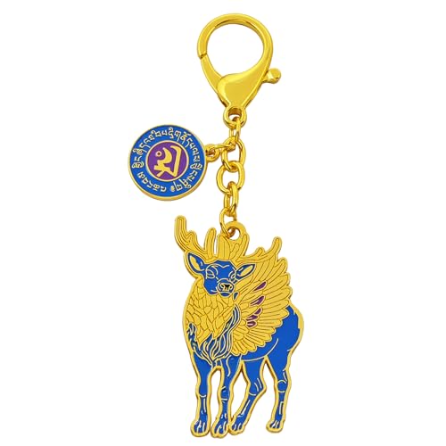 Porte-clés Feng Shui Sky Deer 2025 le compagnon idéal de votre sac pour rester serein