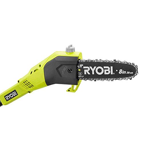 Ryobi ONE+ 8 in. 18-Volt Lithium-Ion Cordless Pole Saw - 1.3 Ah Battery and Charger Included