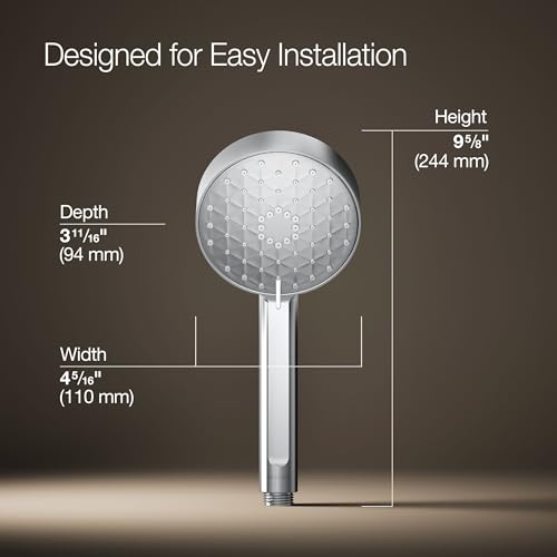 Image of Kohler 72415-Y-CP Awaken G110 Three-function handshower, 2.5 gpm, Polished Chrome