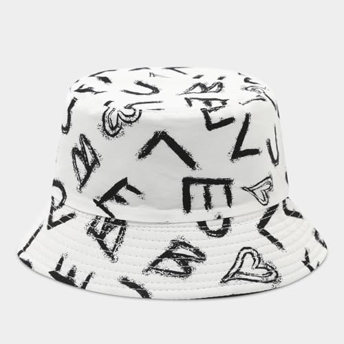 Image of Quanhaigou Bucket Hat for Men Women,Packable Reversible Printed Sun Hats,Fisherman Outdoor Summer Travel Hiking Beach Caps