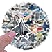 Fighter Plane Stickers Pcak, 60pcs Cool Fighter Jet Stickers for Teens Adults Men, Military Plane Vinyl Decals for Laptop Water Bottle Scrapbook Journal