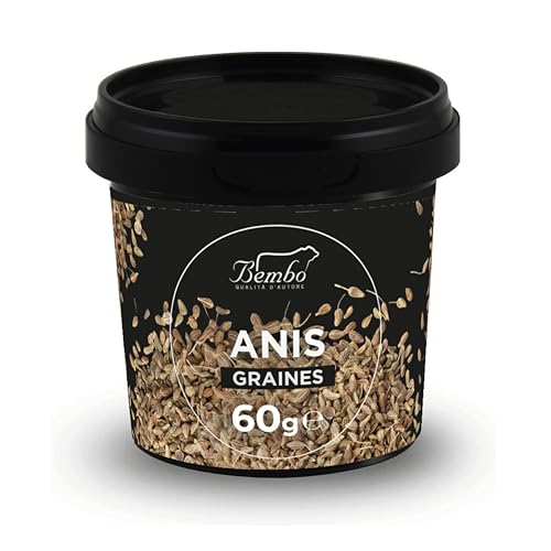 Anis entier 60 g - Graines d'anis 100% naturelles, délicatement séchées pour préserver leur qualité