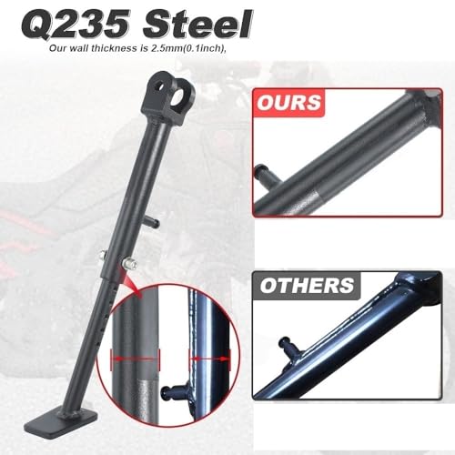 Béquille latérale réglable acier anti chute pour Africa Twin CRF1100L