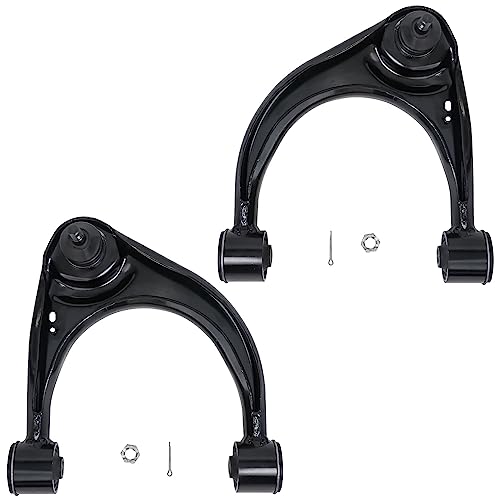 Image of Detroit Axle - Front 12pc End Suspension Kit for 2008-2022 Toyota Sequoia, 2007-2021 Tundra, 4 Upper Lower Control Arms w /Ball Joints 4 Tie Rods 2 Sway Bar Links 2 Boots Replacement