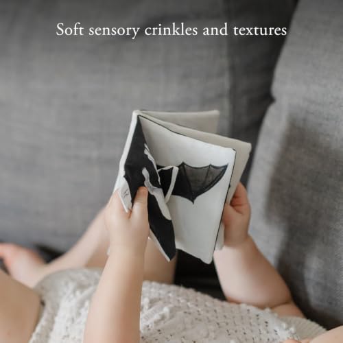 Image of Crinkle Book Made with ORGANIC Cotton: High-Contrast Art for Sensory Play and On-the-Go Fun (Tabitha Paige Children's Book Series)