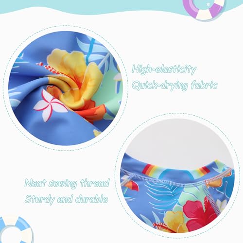 Image of Girls One Piece Rash Guard Swimsuits for Girl Short Sleeve Bathing Suits with Front Zipper Sun Protection Swimwear 3-16 Years