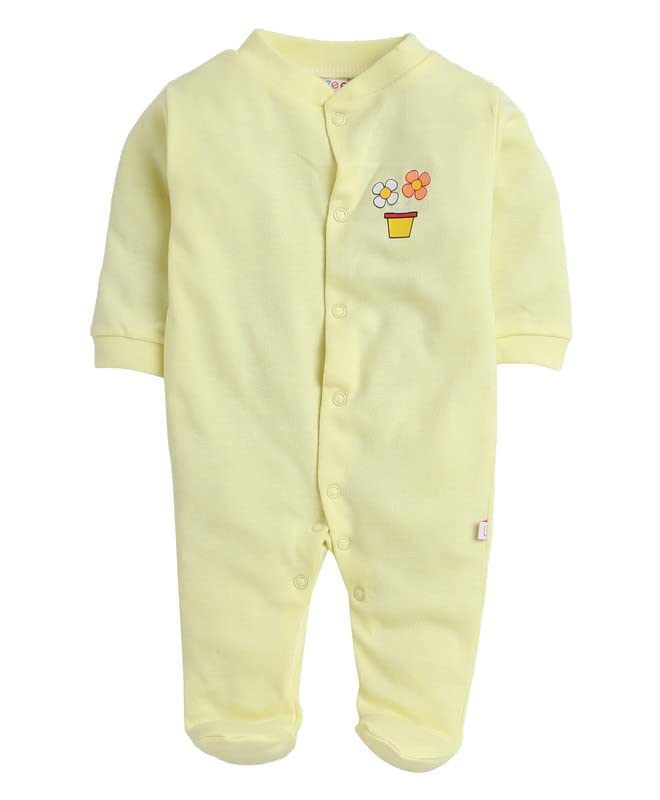 Image of Pooja Baby 100% Cotton Rompers /Sleepsuits /Jumpsuit /Night Suits for Baby Boys & Girls, Infants, New Borns