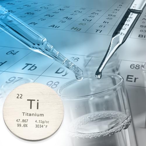 Disque en titane de 1 pouce pour expérience de chimie - 6