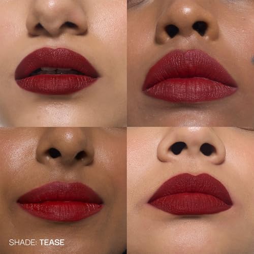 Image of Fae Beauty Lip Whip 12Hr Comfortable Matte Liquid Lipstick (10ml) | Waterproof | Long Wear | Non Drying | Soft Mousse Smudgeproof Formula | Vegan | With Moisture Lock Technology | Enriched with Vitamin E and Cherry Coffee - Tease