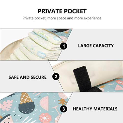 Toyvian Bolsa de Armazenamento de Fraldas para Bebê Bolsa Seca Úmida para Viagem Ao Ar Livre para Re
