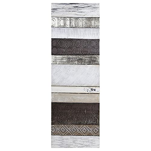 Empire Art Direct Abstract Wall Art Textured Hand Painted Canvas By Martin Edwards, Unframed, 60" X 20", Topographic #TOP6