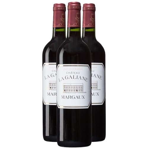 Vini da scoprire Château La Galiane Margaux rosso 2016 - DOP - Bordeaux - Francia - Vitigni Cabernet Sauvignon,Merlot,Petit Verdot - 3x75cl