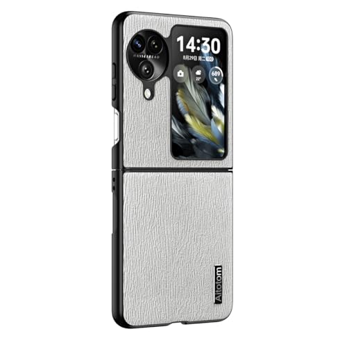 Flip Phone Case Compatible with Oppo Find N3 Flip,Ultra-Thin Drop-Proof PC Hard Case Compatible with Oppo Find N3 Flip 5G CPH2519 PHT110 Case Cover Gray