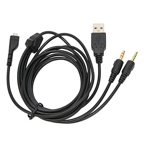 Cable de Audio de Repuesto 2m USB y Jack 3.5mm miniatura 6