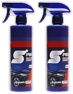3 in 1 Ceramic Car Coating Spray, 3 In 1 High Protection Quick Car Coating Spray, Ceramic car wax polish spray, Plastic Parts Refurbish Agent, Quick Detail Spray for Cars, Car Coating Spray (2pcs)