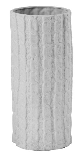 Preisvergleich Produktbild Invotis Tischlampe in gestrickte Motiv wei 1519