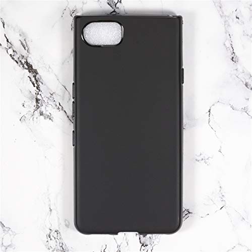 BlackBerry Keyone DTEK 70 Case, Scratch Resistant Soft TPU Back Cover Shockproof Silicone Gel Rubber Bumper Anti-Fingerprints Full-Body Protective Case Cover for BlackBerry Mercury (Black)