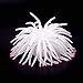 Mallofusa Artificial Aquarium Fish Tank Decoration Silicone Sea Anemone Artificial Fish Tank Ornament Decoration (White)