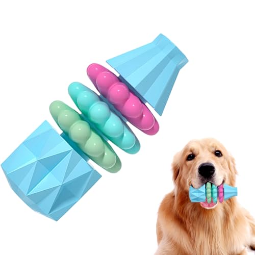 犬用かじりおもちゃ | 花瓶形パピー歯磨きガムトイ - インタラクティブゲーム トレーニング報酬ツール 楽しく遊んで退屈を解消