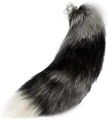Fox Tail Keychain Fox Tail Fur Keyring Soft Fluffy Bag Hanging Charm Pendant Key Handbag Pendant Accessories Gift for Women