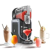 Ninja SLUSHi with RapidChill Technology, 88 oz. Frozen Drink & Slushie Machine, 5 Preset Programs, Margaritas, Frappés, and More, Premium Accents, Black, FS301