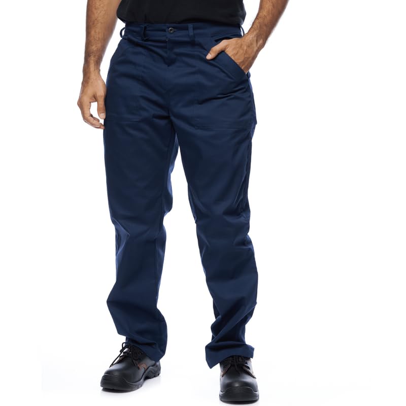 MAZALAT work wear Pantalones de Trabajo para Hombres, Pantalones de Seguridad, Pantalones de Trabajo de Modelo Clásico, Pantalones Cargo, Ropa de Trabajo 46