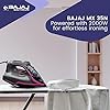 Bajaj MX-35N 2000W Steam Iron With Steam Burst | Anti-Drip And Anti-Scale Technology | Vertical And Horizontal Ironing | Non-Stick Coated Soleplate | 2 Yr Warranty 【Black And Pink】