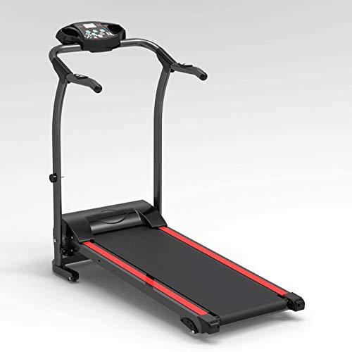 Image of Treadmill, Folding Electric Treadmills with LCD Display and Pulse Rate Grips Smooth Quiet Driven for Home Home Gym Workout Fitness