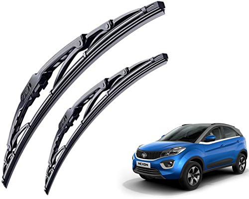Image of WolkomHome High Performance OE Car Wiper Blade Replacement set of 2 Pc Right 24 inch Left 16 inch for Tata Nexon