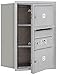 Salsbury Industries 3706S-02AFU 4C Horizontal Mailbox, Aluminum