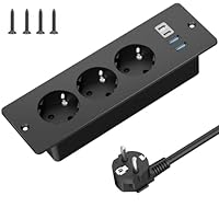 Tischplatte Steckdose mit