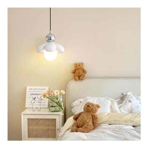 Luminaire suspendu fleur en verre et lampe suspendue îlot de cuisine