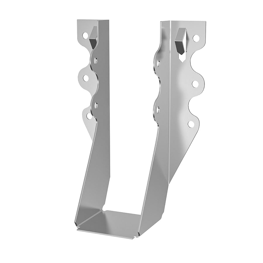 50 pcs 2x6 Joist Hanger,LU26 20 Gauge Double Shear Face Mount Joist Hanger,Hurricane Ties for Rafters Tie Brackets Great for Floor Deck and Ceiling Joists