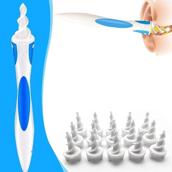 Image of Earwax Removal Product, comes with 16 Soft and Flexible Replacement Heads, Ear Cleaner, The Most Suitable for Removing Earwax, Earwax Removal Tool, The Best Choice for Removing Earwax