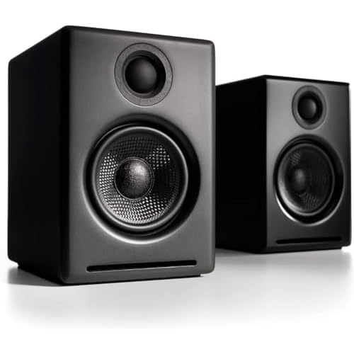 Audioengine A2 Plus Wireless Bluetooth Desktop Speakers – 60W Computer Speakers for Music and Gaming