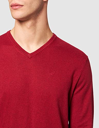 BUGATTI 7300-85520 Maglione, Colore: Rosso, XXXL